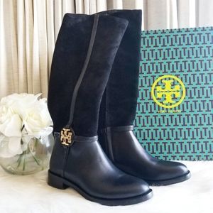 Tory Burch 25mm Miller Suede Leather Boot